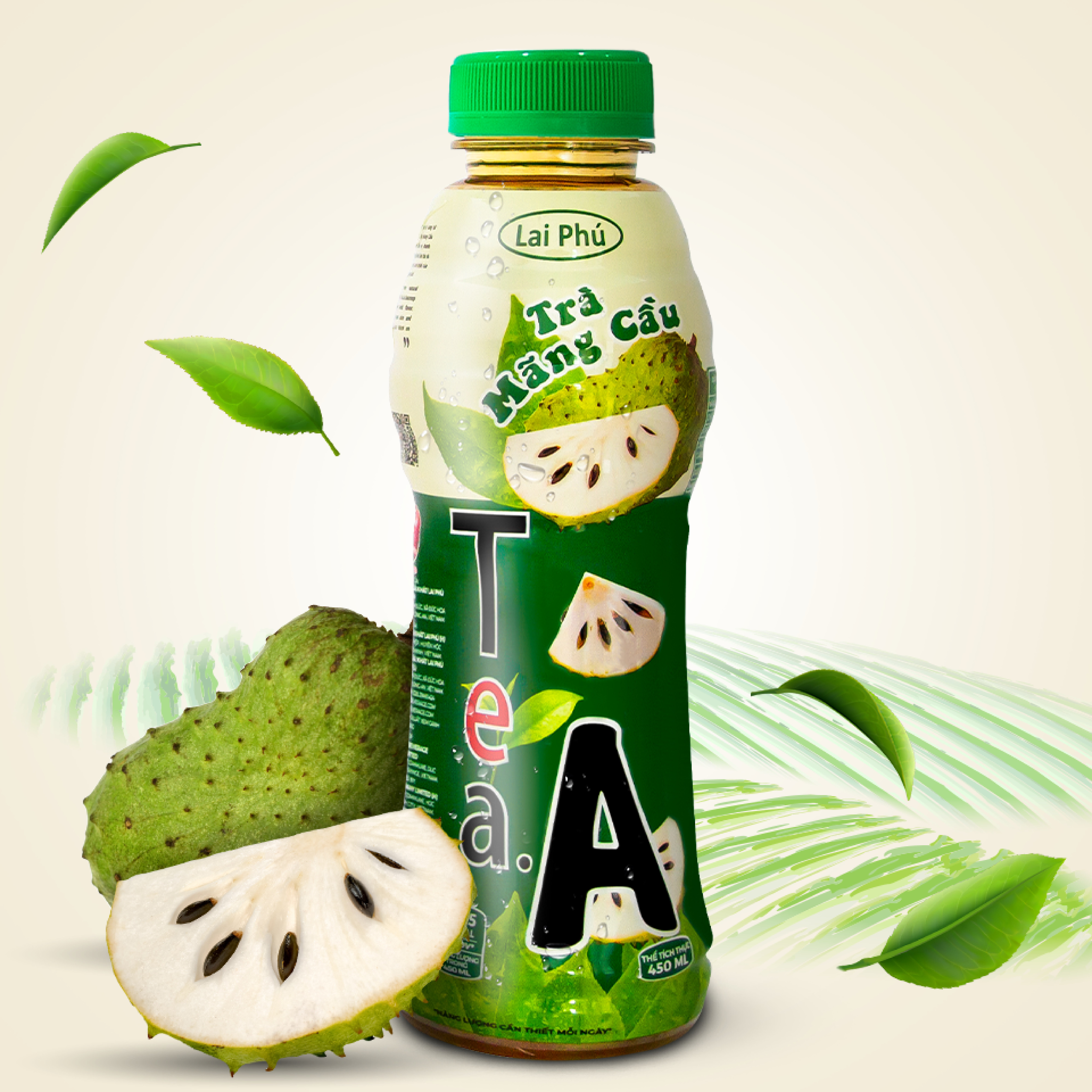 Trà Mãng Cầu Tea A Chai 450ml - Lốc 6 Chai