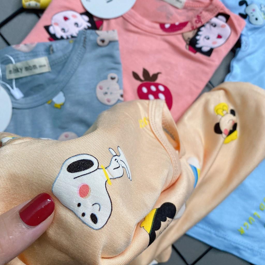 Bộ cộc tay cho bé Bộ cộc tay Cô bé Maruko cho bé trai bé gái chất thun lạnh cao cấp siêu mềm siêu mát