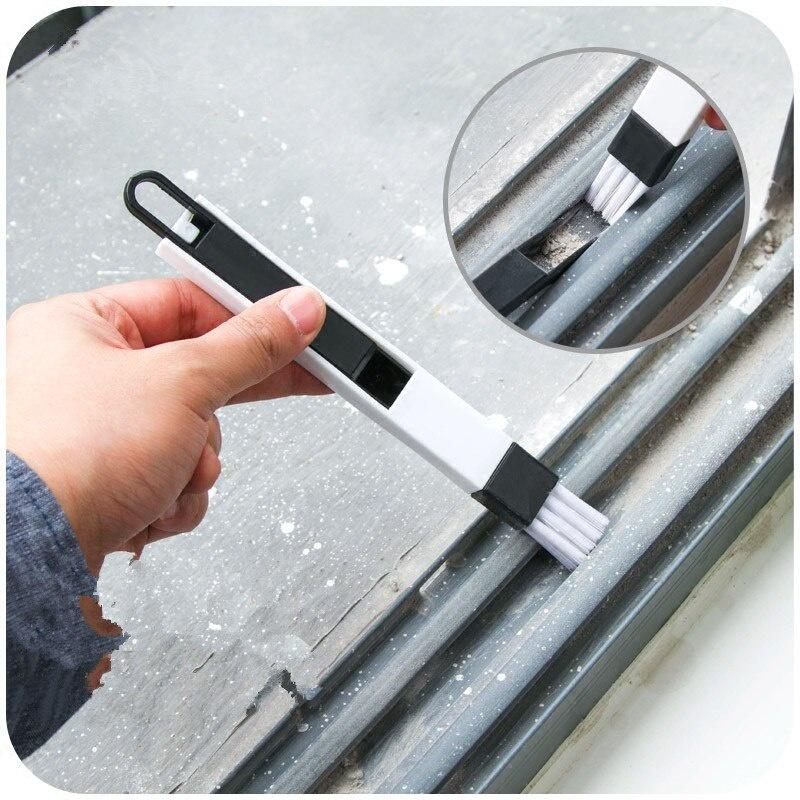 1pc Window Recess Groove Cleaning Brush Multifunction Small Brush Glass Washing Brush