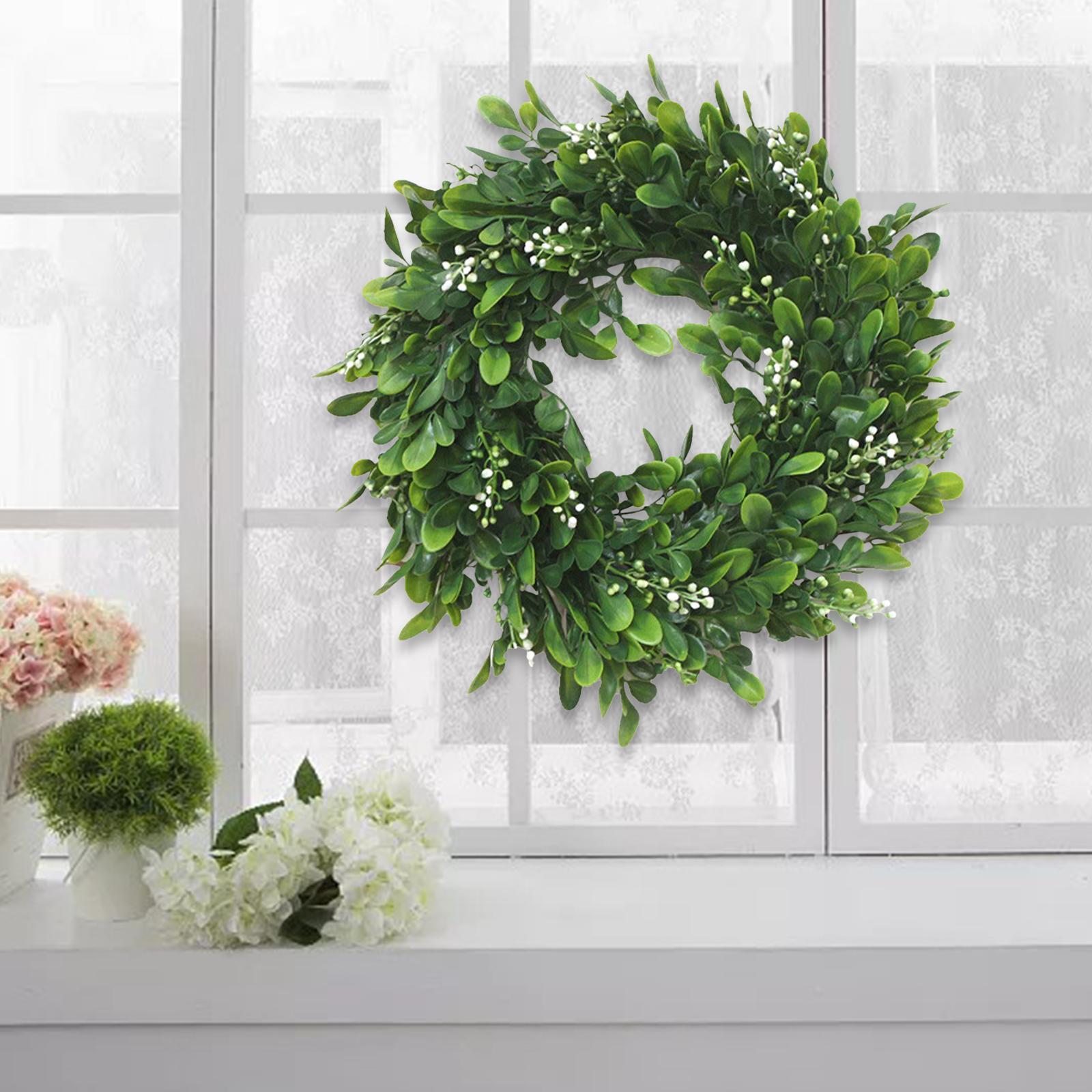 Artificial Garland Green Plant Door Wreath for Home Decor