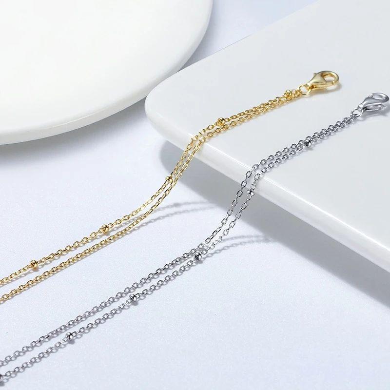 Lắc tay lắc chân inox kiểu bi cách điệu không đen, không gỉ sét