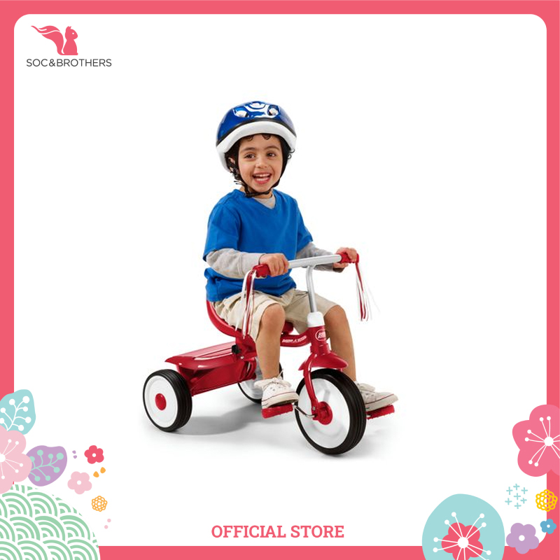 Xe đạp ba bánh trẻ em Radio Flyer Fold 2 Go Trike (Red)