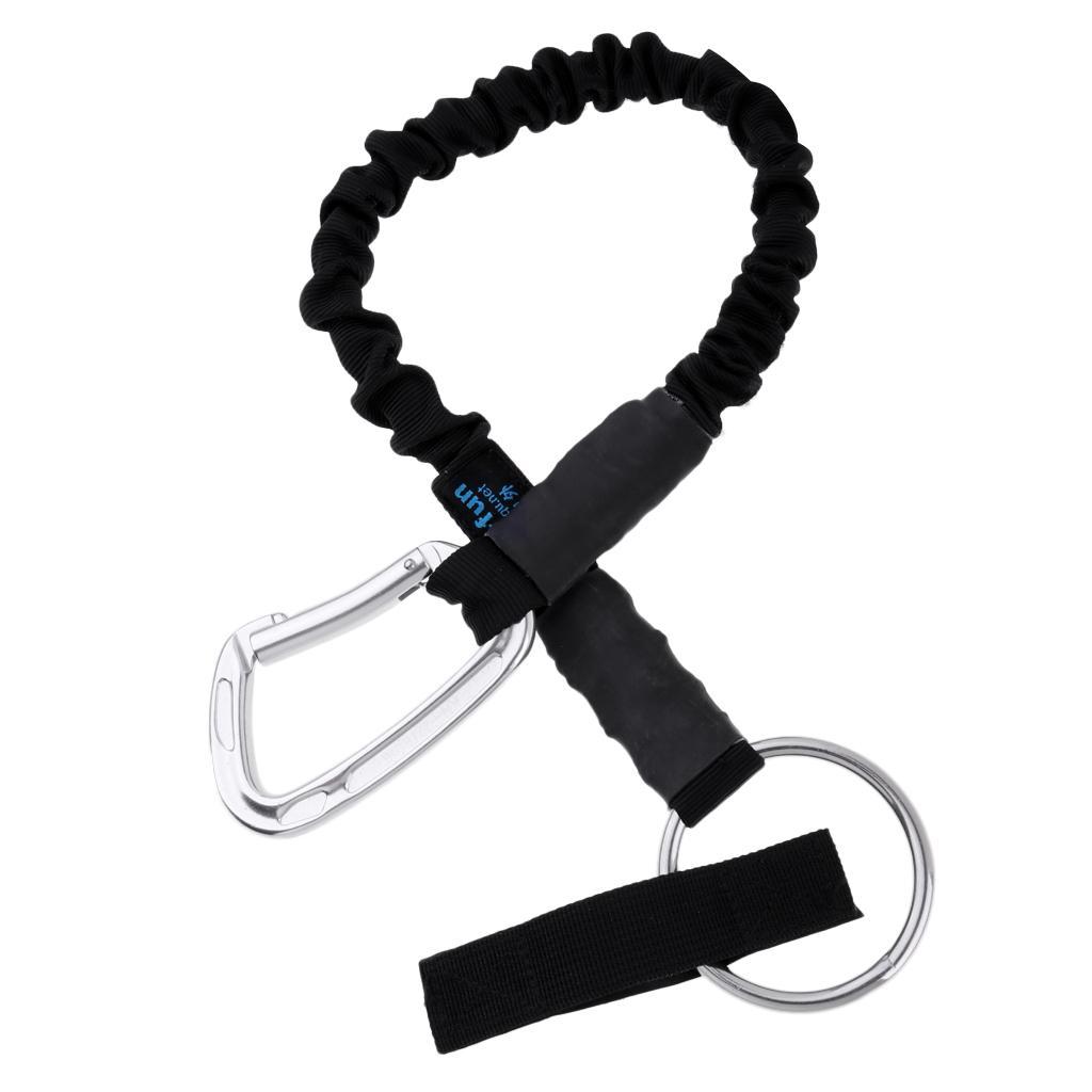 Shock Absorbing Lanyard Fall Arrest Rope w/ Snap Hook 50cm