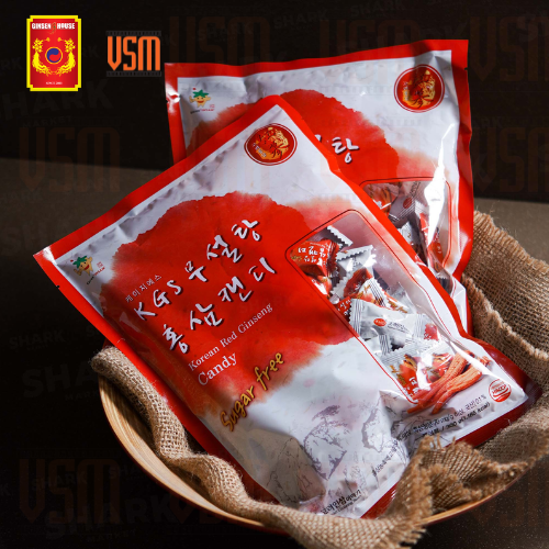 Kẹo Hồng Sâm Hàn Quốc Không Đường KGS Ginseng House - Bịch 300g