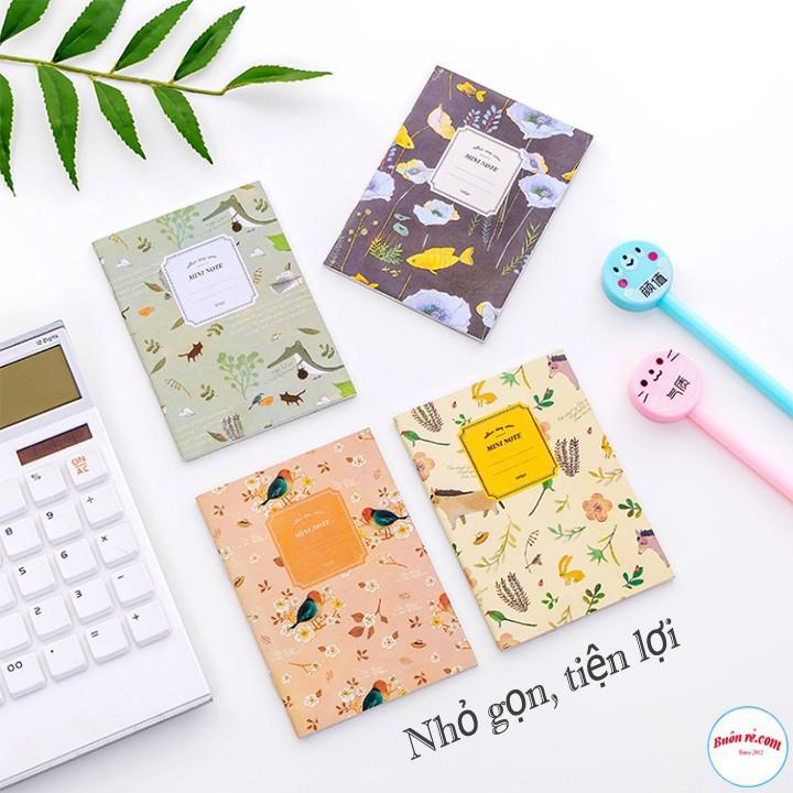 Combo 10 Sổ Tay Ghi Chép Mini Cute Hàn Quốc Nhỏ Gọn Tiện Dụng 00642