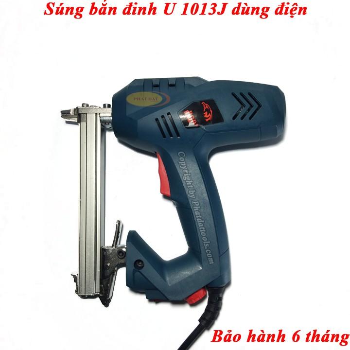 Máy bắn đinh gim U 1013J dùng điện-Tặng kèm hộp 5000 đinh U