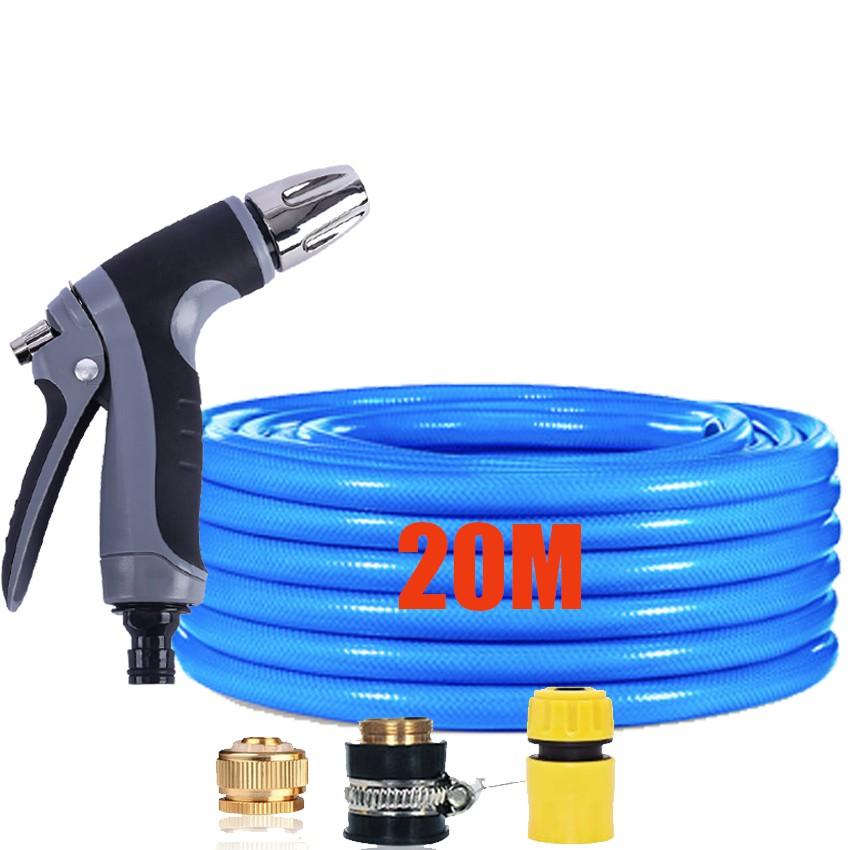Bộ dây và vòi xịt rửa xe tưới cây tăng áp 20M 206817