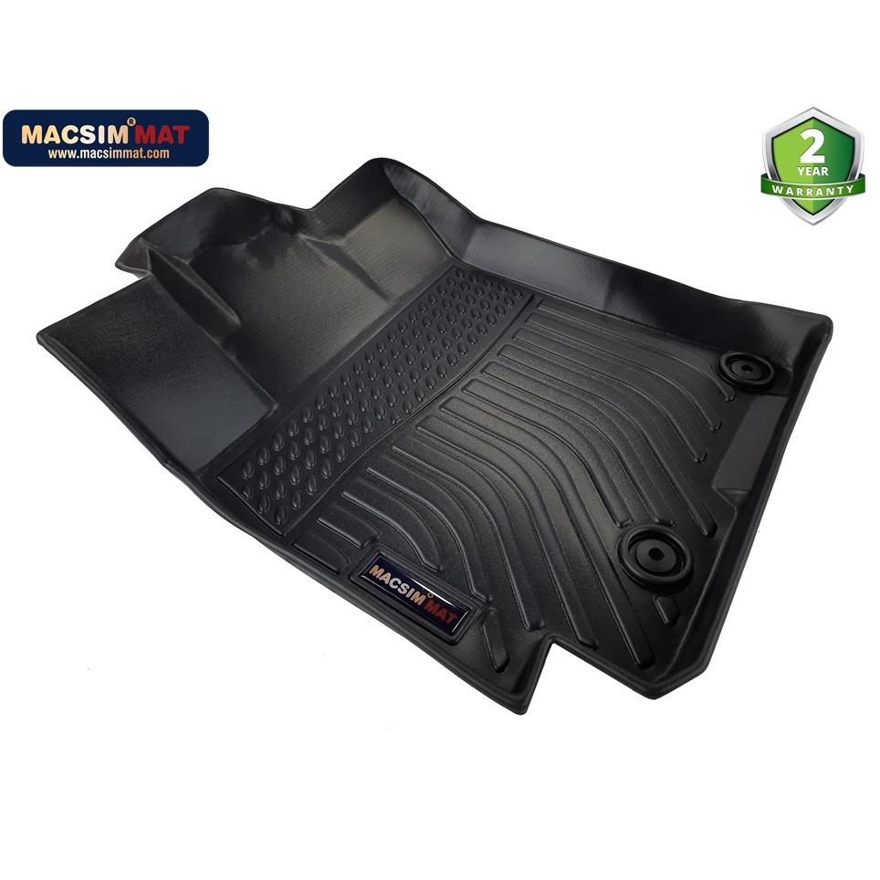 CERATO/ K3- Thảm lót sàn xe ô tô KIA CERATO/ K3 chất liệu TPE thương hiệu Macsim màu đen hàng loại 2