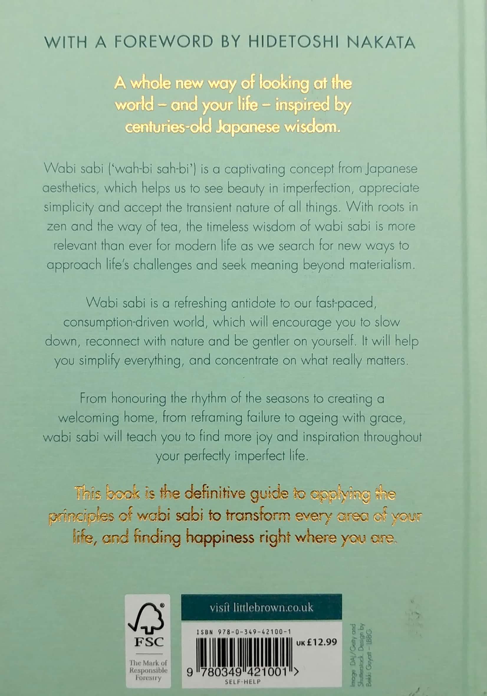 Wabi Sabi: Japanese Wisdom For A Perfectly Imperfect Life