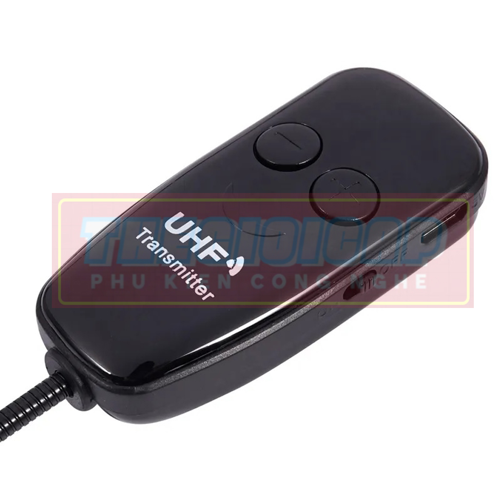 ROGTZ Bộ 2 Micro Cài Đầu Không Dây UHF Cho Máy Trợ Giảng U12F - Hàng Nhập Khẩu