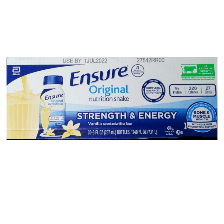 Sữa ensure nước Ensure Original Nutrition Shake - giúp hồi phục sức khỏe cho người gầy, người suy dinh dưỡng, người  già - QuaTangMe Extaste