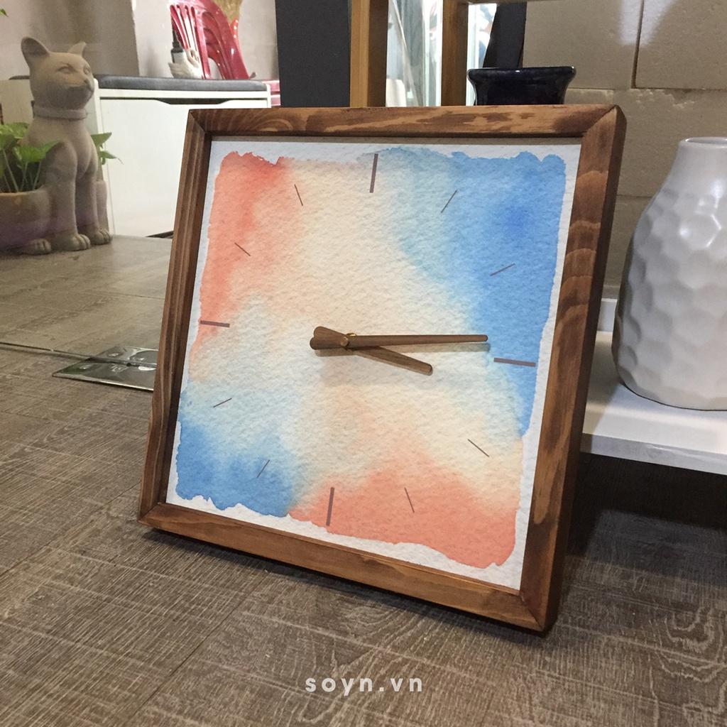Đồng hồ treo tường gỗ Artclock Soyn C145