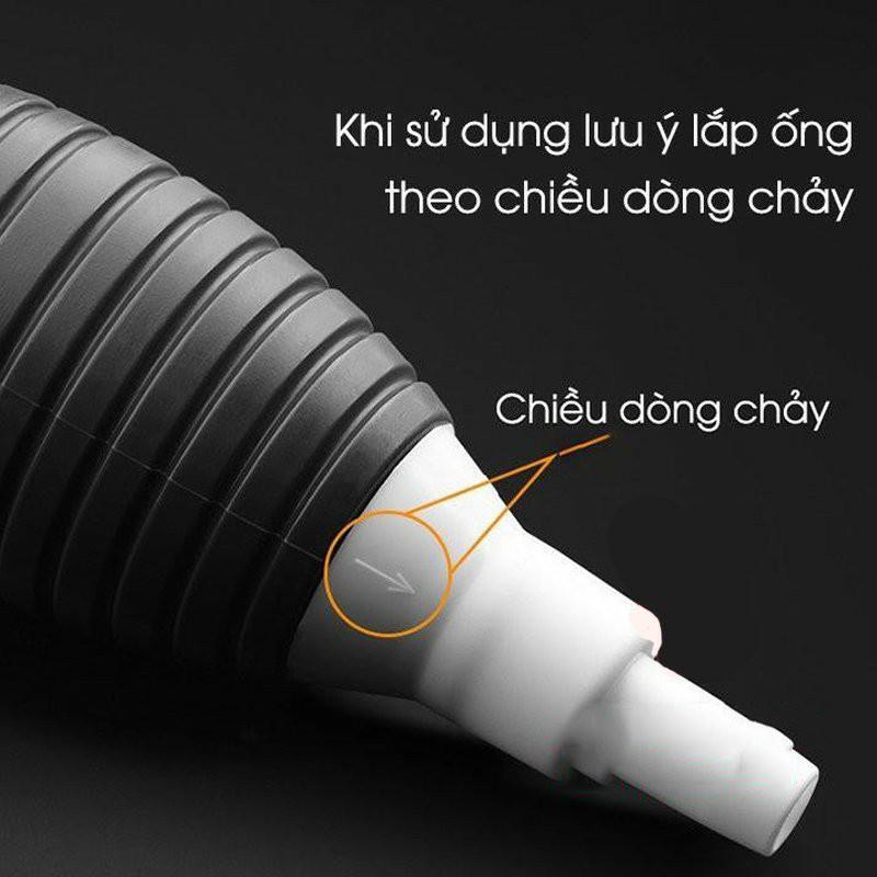 Dụng cụ hút xăng thủ công kiểu mới, ống hút xăng dầu chất lỏng đa năng bóp tay tự động