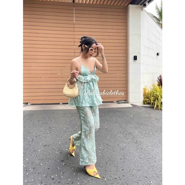Set voan hoa dây Wabisabi N1904