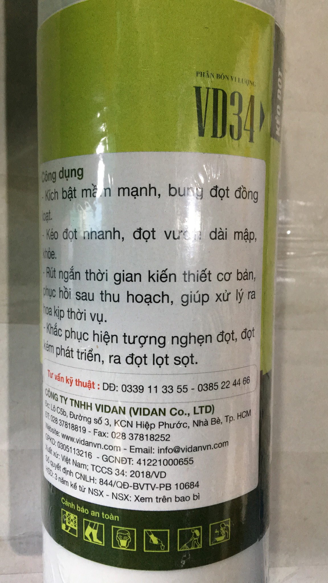 Vọt đọt sầu riêng lọ 500ml phân bón thế hệ thứ 5
