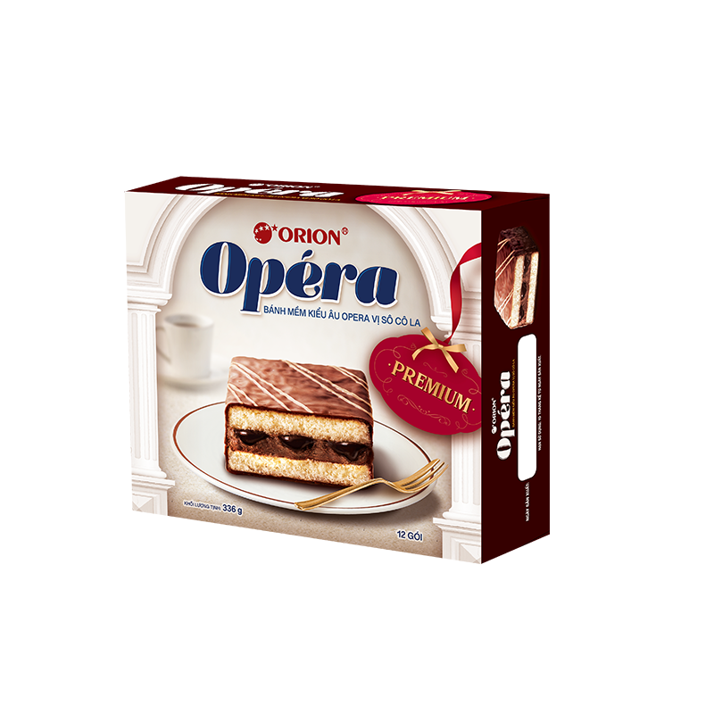 Bánh mềm kiểu Âu OPERA 336g (28g x 12 gói/hộp)