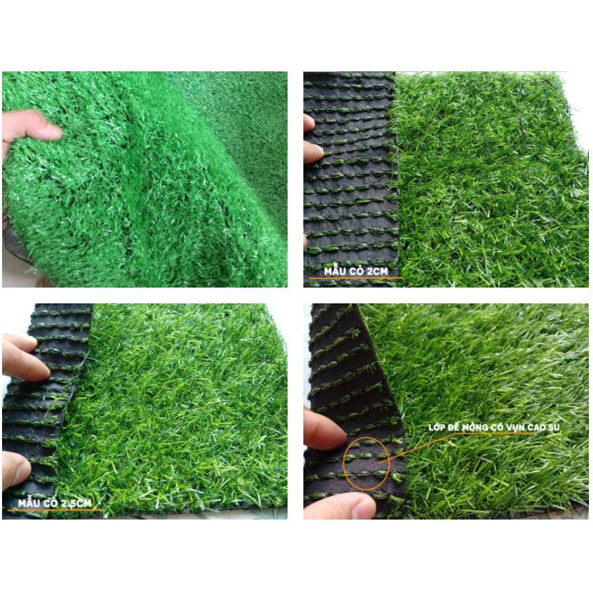 Thảm cỏ nhân tạo trải sàn hoặc treo tường - Thảm cỏ nhựa xanh trang trí Sàn - Tiểu cảnh - Ban công - Sân Bóng - sân vườn