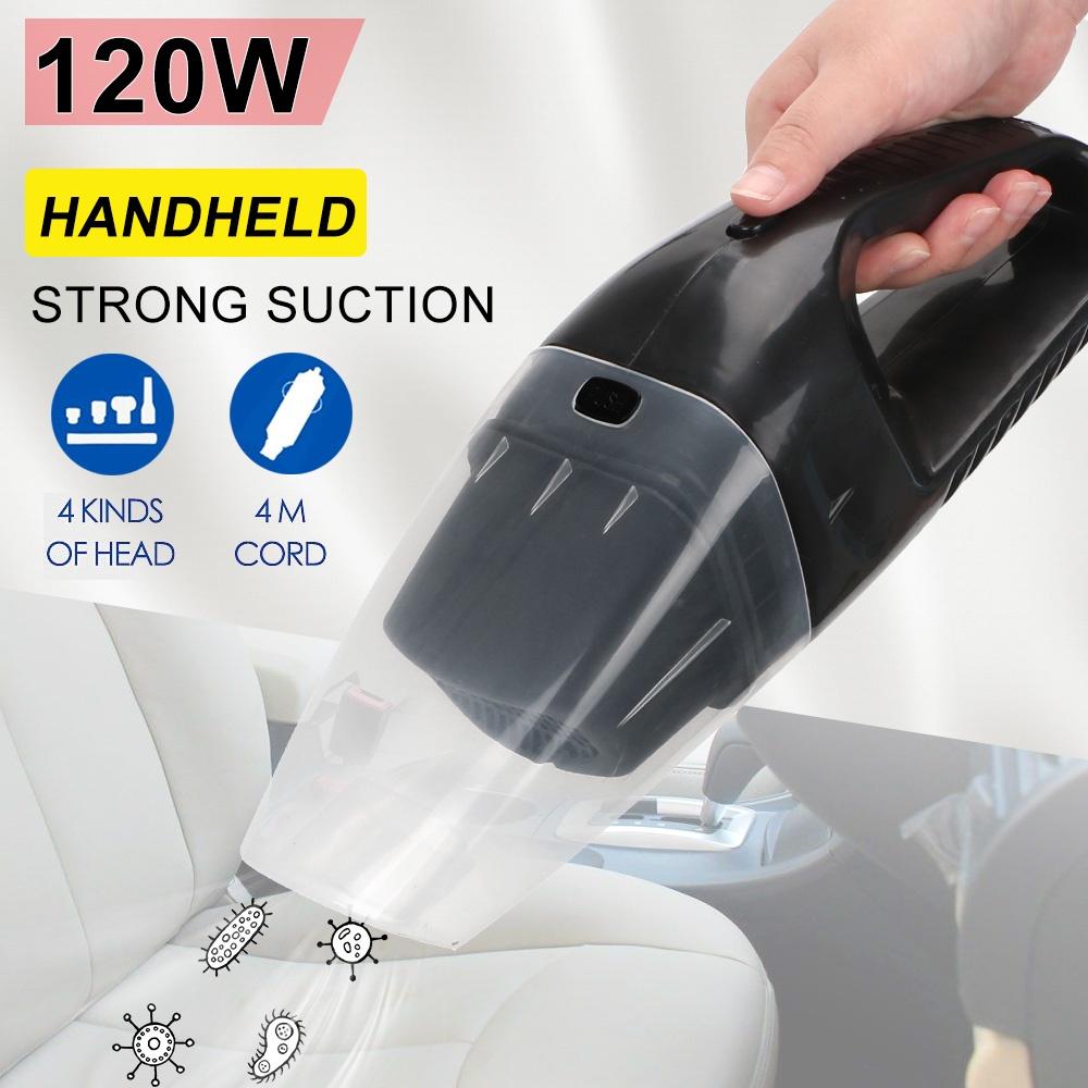 Máy hút bụi cầm tay có đèn LED 12V cho xe hơi