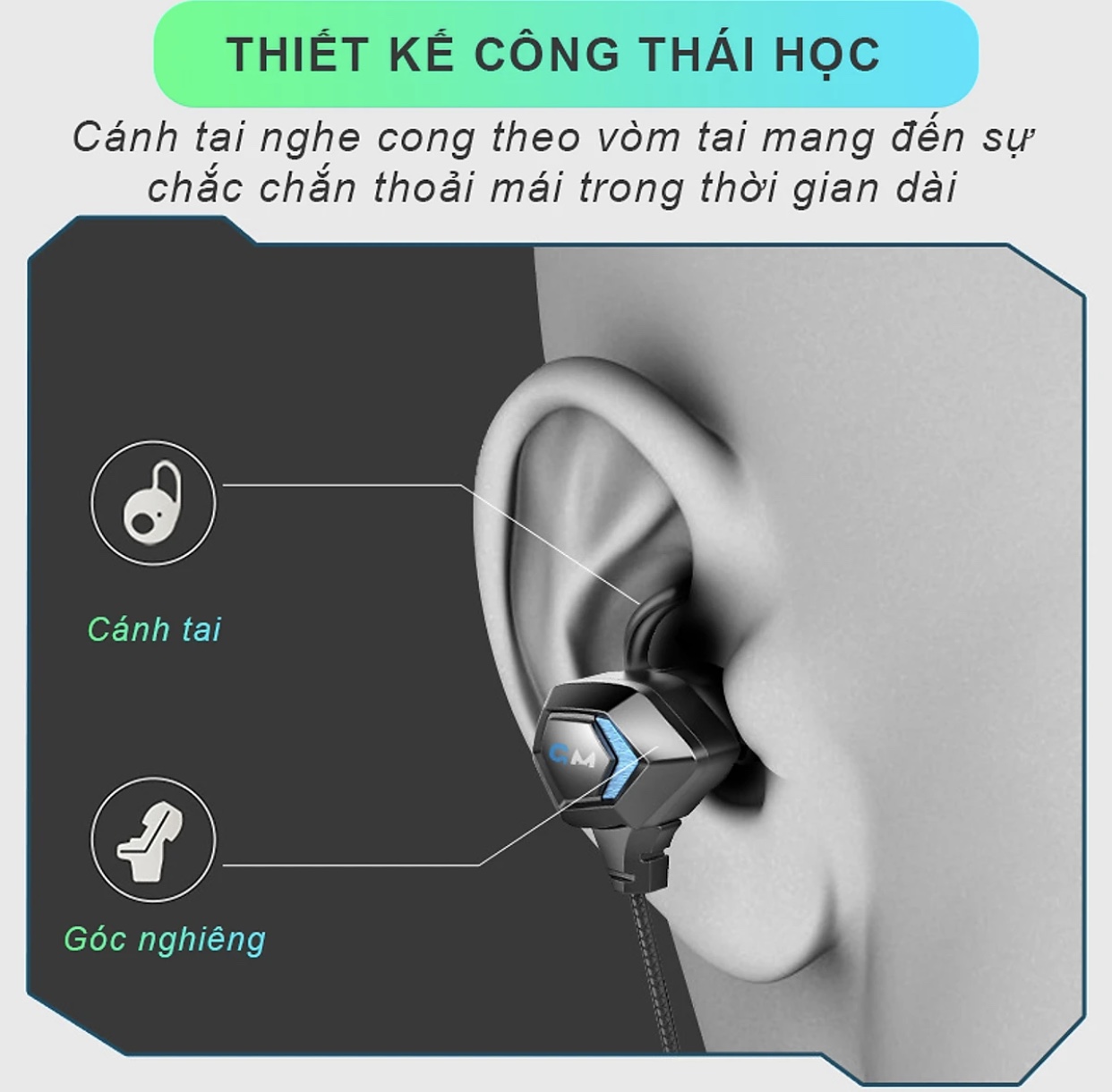 Tai Nghe gaming Có Dây Nhét Tai Dành Cho Điện Thoại/Máy Tính G28 AKZ/acos Mic Rời Âm Thanh Kép Rõ Nét Khi Chơi PUPG/Liên Minh Sử Dụng Công Nghệ Chống Ồn Cao Cấp -Hàng Chính Hãng