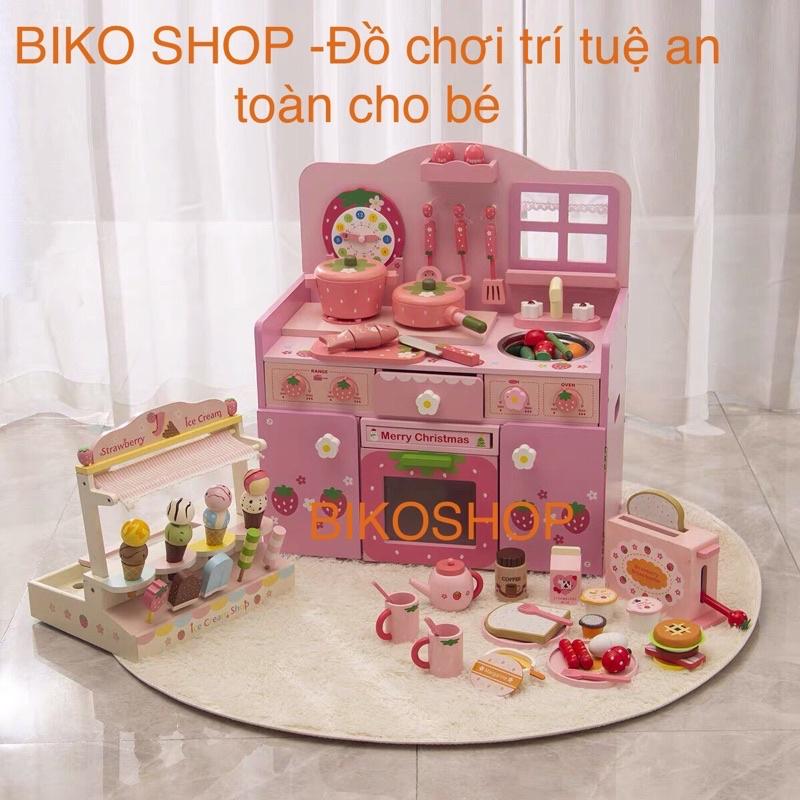 Bếp hồng mother 4 dâu có sẵn