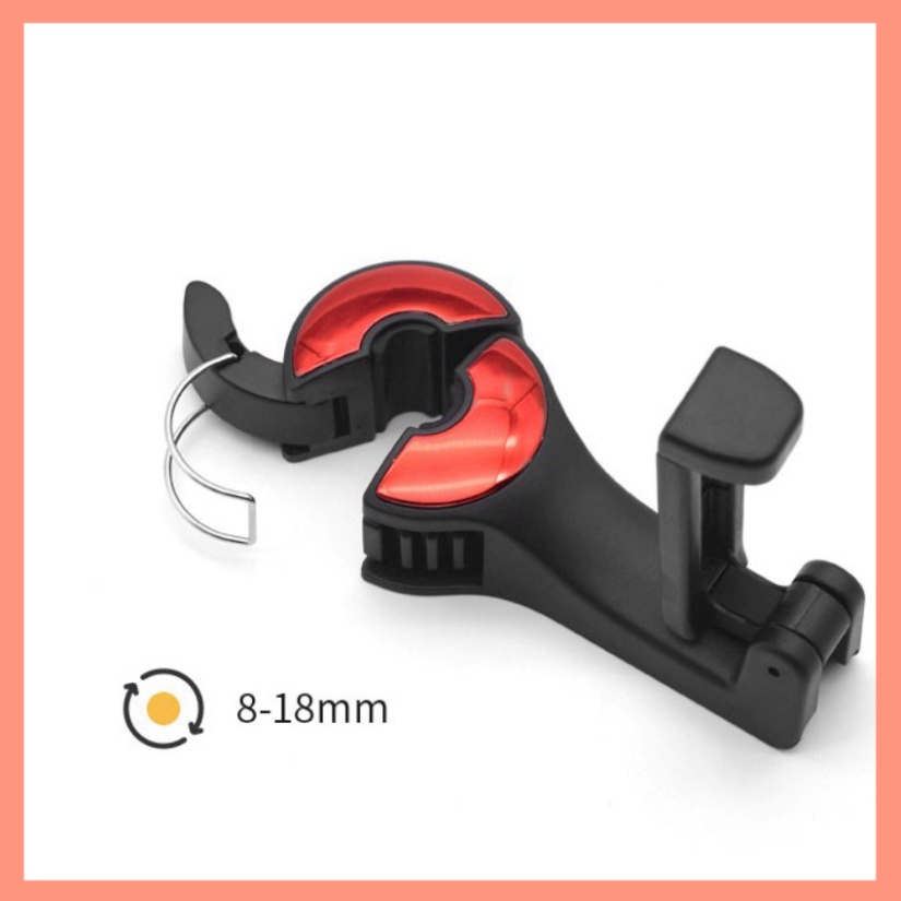 Móc Treo Đồ Kiêm Giá Đỡ Điệu Thoại Xe Hơi TIỆN DỤNG