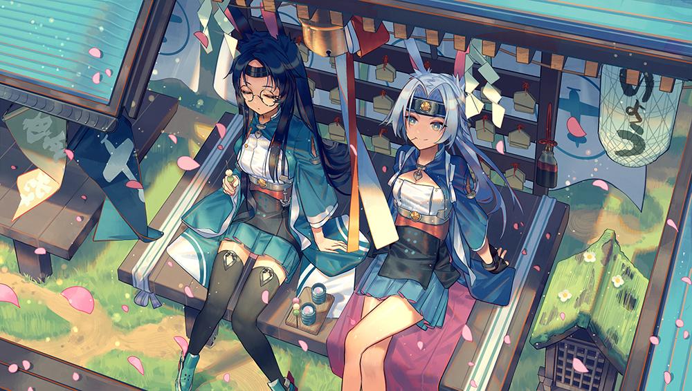 Poster A3 dán tường Anime, decal 30x42 trang trí có keo Azur Lane Wallpapers 2