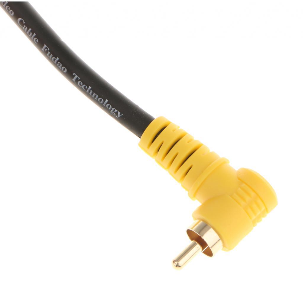 Cable Adapter RCA Male To Male Digital Audio Coaxial Cable Converter Gold Plated For Mp3 Monitor Computer