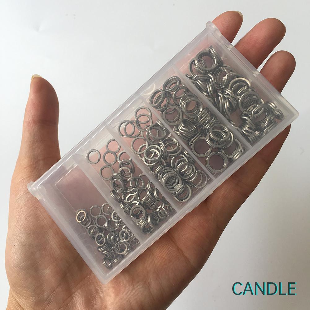 Set 200 Khuyên Nối Câu Cá Bằng Thép Không Gỉ