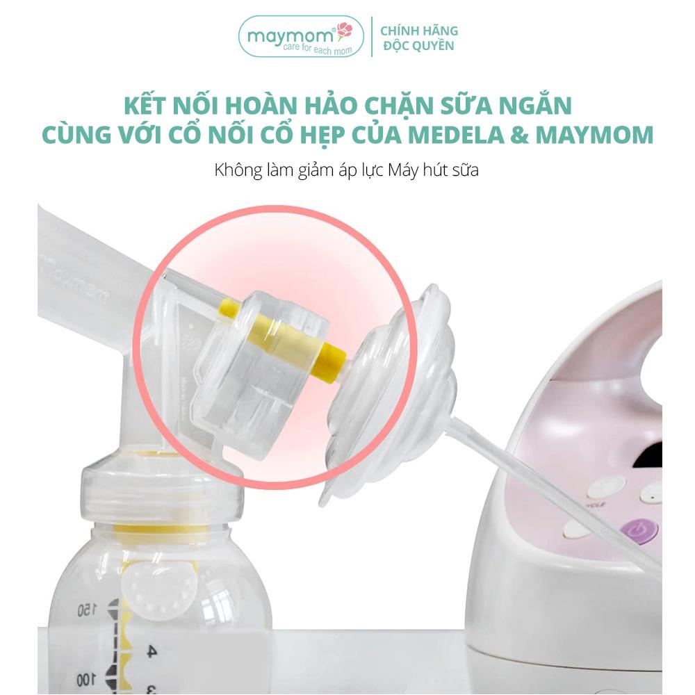 Nút Chuyển Đổi Maymom, Giúp Chặn Sữa Ngắn Thành Chặn Sữa Dài, Kết Nối Được Với Cổ Nối Phễu Cổ Hẹp