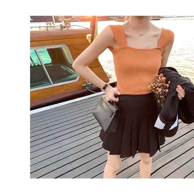 Chân váy xếp ly mẫu mới