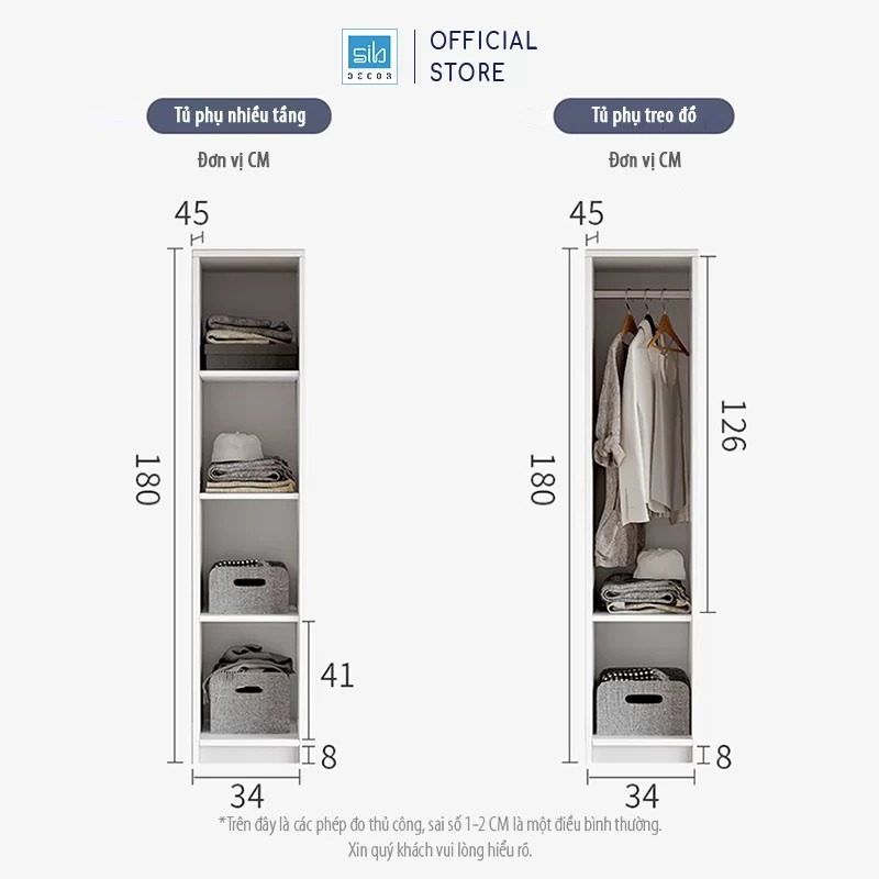 Tủ Quần Áo Dạng Module SIB Decor, Dễ Dàng Sắp Xếp Và Lưu Trữ Vật Dụng