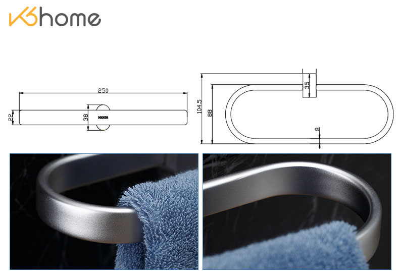 Vòng treo khăn tắm dòng Alisa Moen - ACC2404