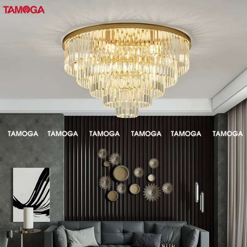 Đèn treo trần pha lê D750mm TAMOGA ARLYS 1039 + Kèm bóng led chuyên dụng