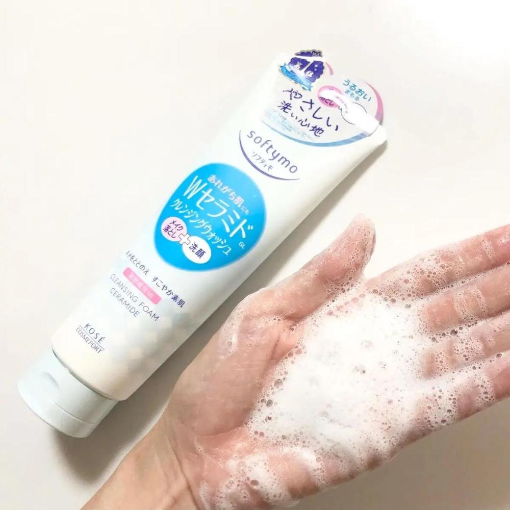 Sữa Rửa Mặt Tạo Bọt Dưỡng Ẩm Bổ Sung Ceramide Softymo Kose Nhật Bản