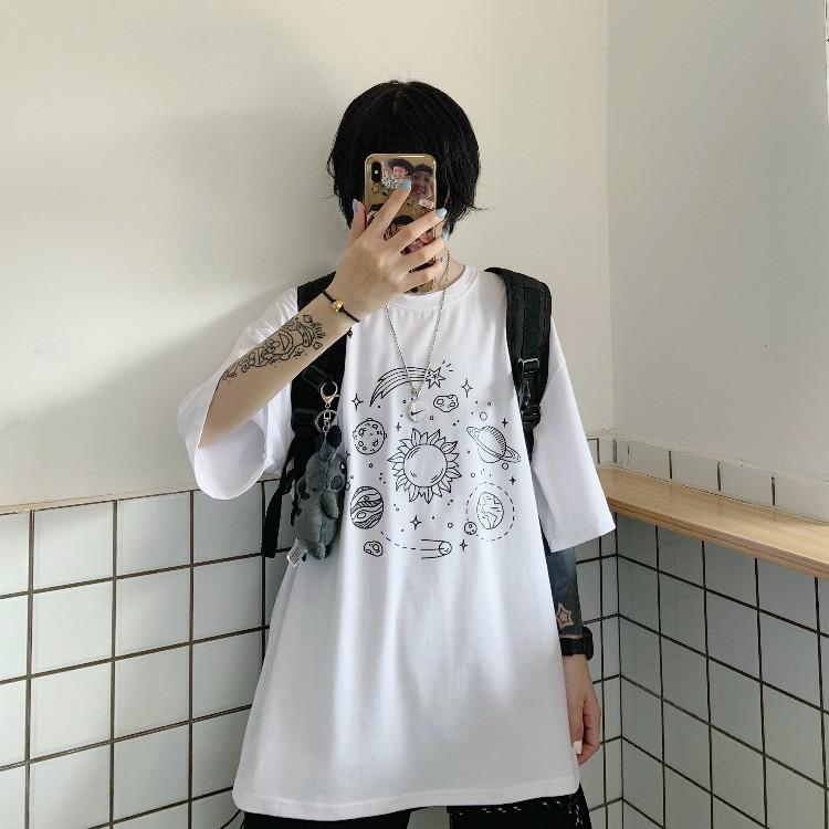 Áo thun form rộng tay lỡ Yinxx, áo phông Unisex ATL82