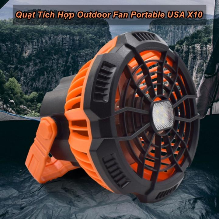 Quạt Tích Hợp Outdoor Fan Portable USA X10 - Home and Garden