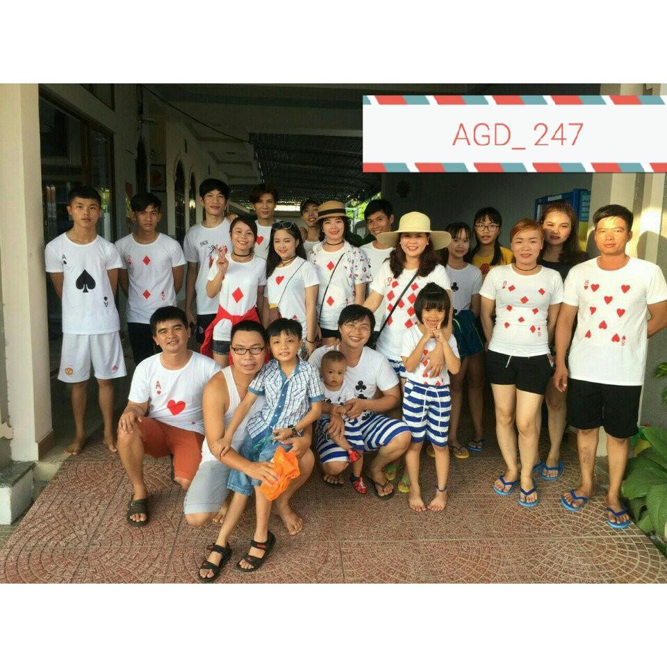 Áo thun mẫu bộ bài - MÃ AGD 247