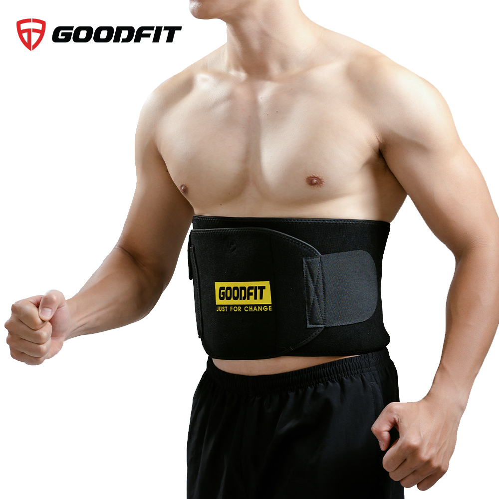 Đai lưng mềm tập gym, đai cuốn nóng giảm mỡ bụng GoodFit GF724WS