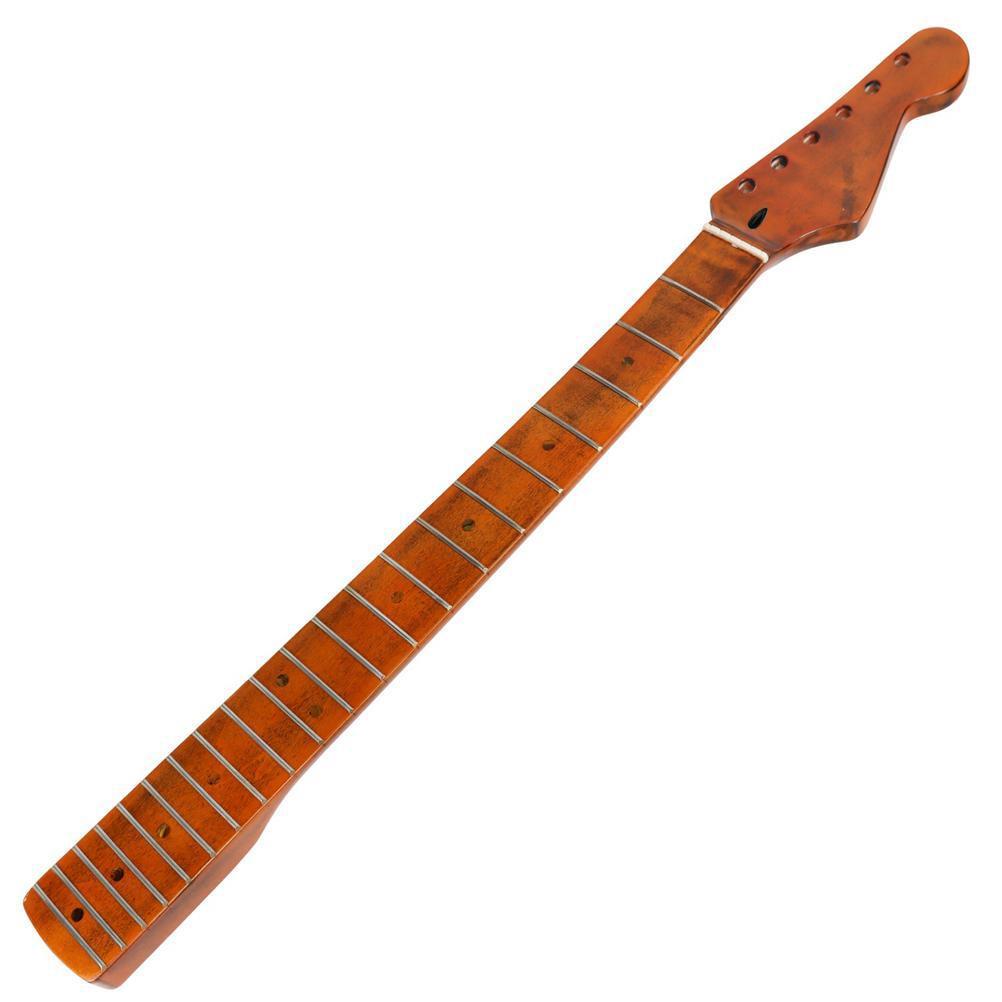 22 Fret Electric Guitar Neck Maple Guitar Neck Fingerboard Compatible for ST Electric Guitar ELEN