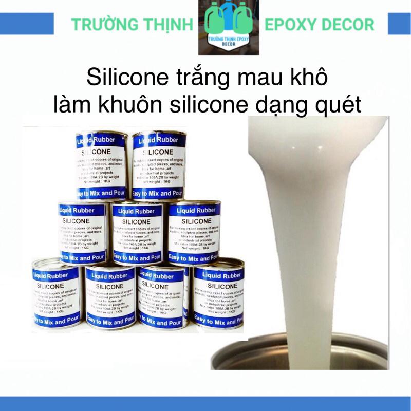 1 Kg Silicon Trắng Mau khô Làm Khuôn Dẻo Đàn Hồi - Trường Thịnh Sài Gòn