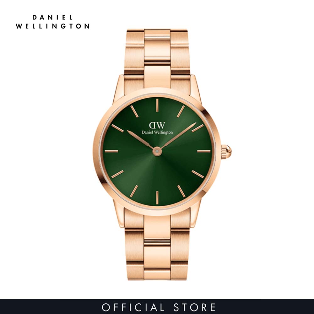 Đồng hồ Nam Daniel Wellington dây Kim loại - Iconic Emerald 36mm DW00100419