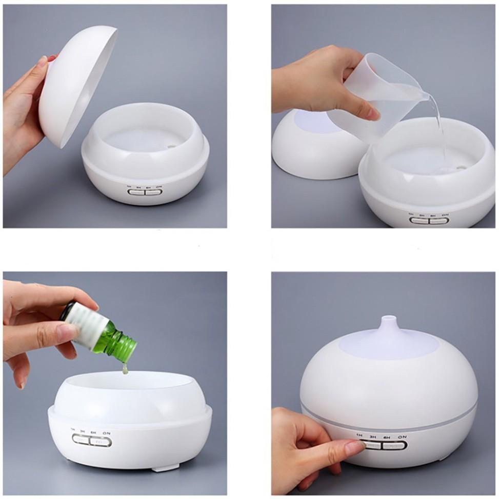 Máy khuếch tán xông tinh dầu phun sương bí ngô lớn 550ml
