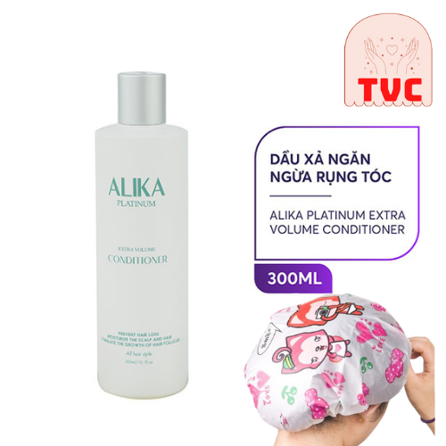 Dầu Xả Alika Platinum Extra Volume Conditioner, Tặng Mũ Trùm Tóc Ngẫu Nhiên