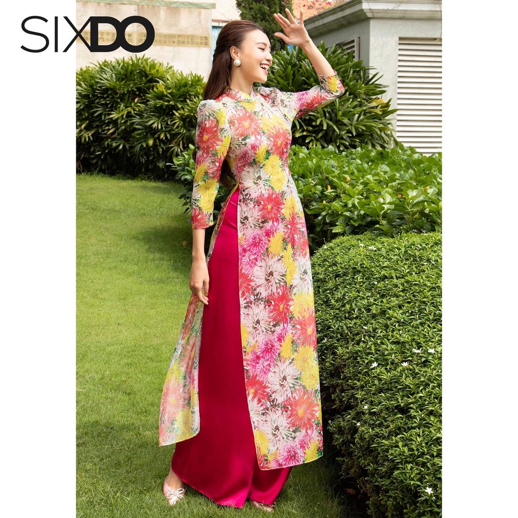 Quần lụa ống rộng thời trang SIXDO