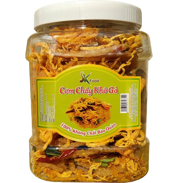 0.5kg khô gà và 0.5kg cơm cháy lắc khô gà