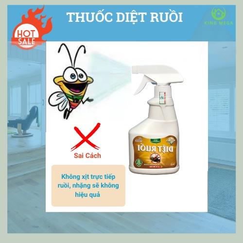 Combo 2 Chai - Thuốc diệt ruồi nhà hiệu quả và an toàn - Kingbio