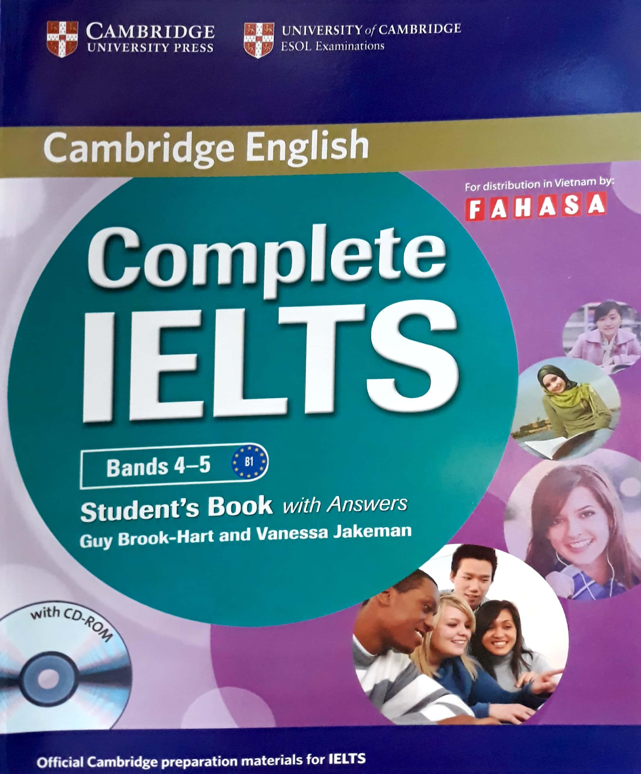 Combo Sách Complete IELTS B1 Student's Book + Workbook with answer (CD-ROM &amp; Audio CD) (Bộ 2 Cuốn)