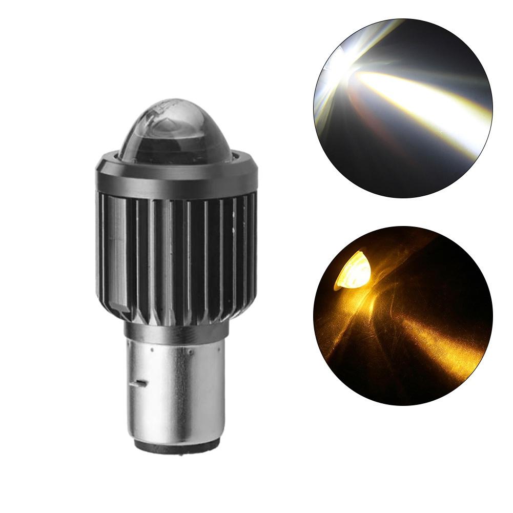 Đèn pha bóng LED mắt cá hai màu bằng thép tích hợp ống kính
