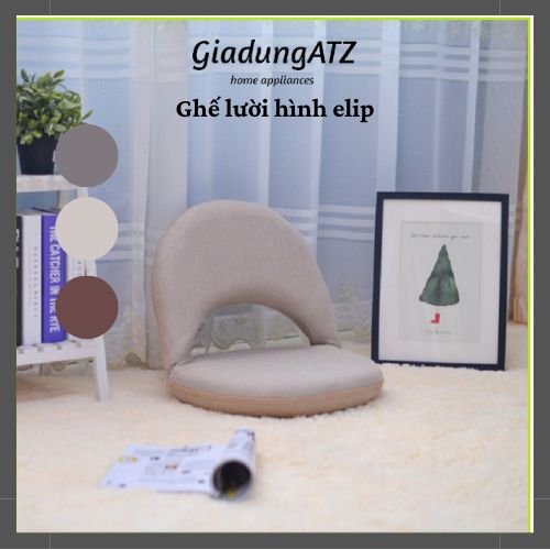 Ghế Lười Ngồi Bệt - Ghế Bệt Tựa Lưng Mẫu Elip Cao Cấp