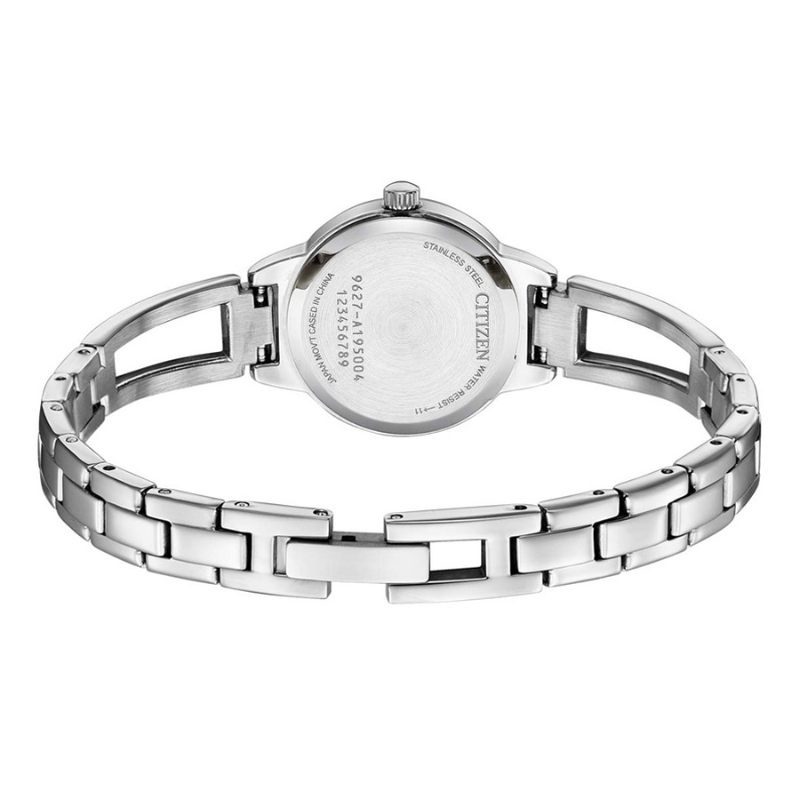 Đồng Hồ Nữ Citizen Pin-Quartz Đính Đá Swarovski Dây Thép Không Gỉ EZ7011-88D - Mặt Xà Cừ (24mm)